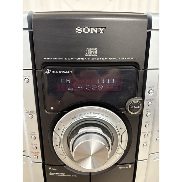 Sony MHC-GX250 Mini Hi-Fi Component Shelf Stereo System Radio CD Player Cassette - Picture 4 of 16